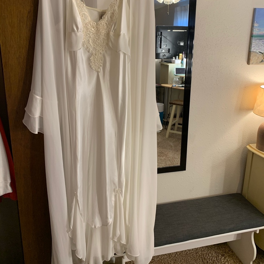 Light and airy white nightie, never worn.